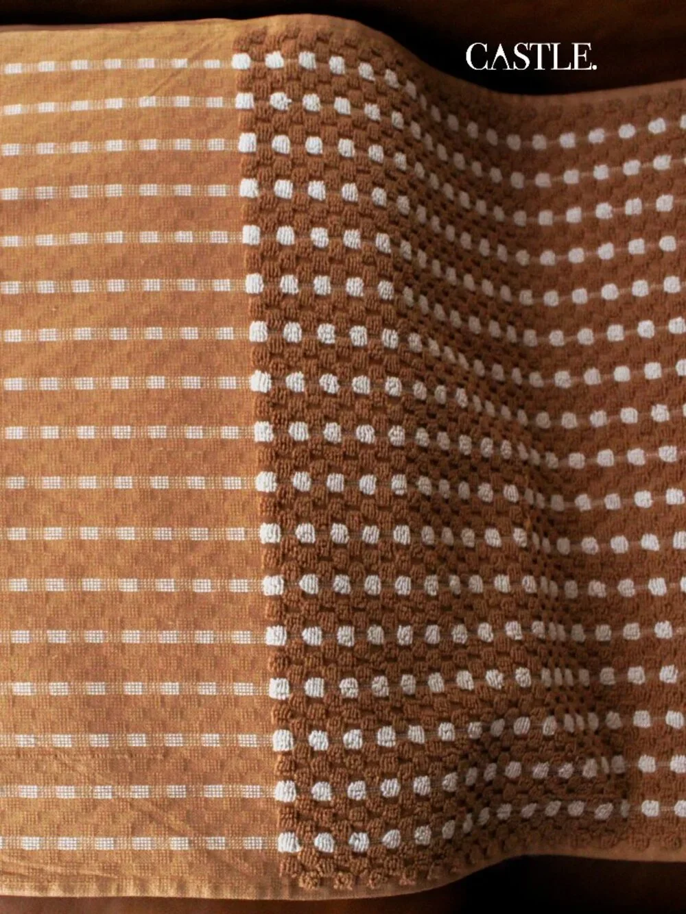 CASTLE. x SAARDÉ Terracotta Turkish Cotton Hand Towel